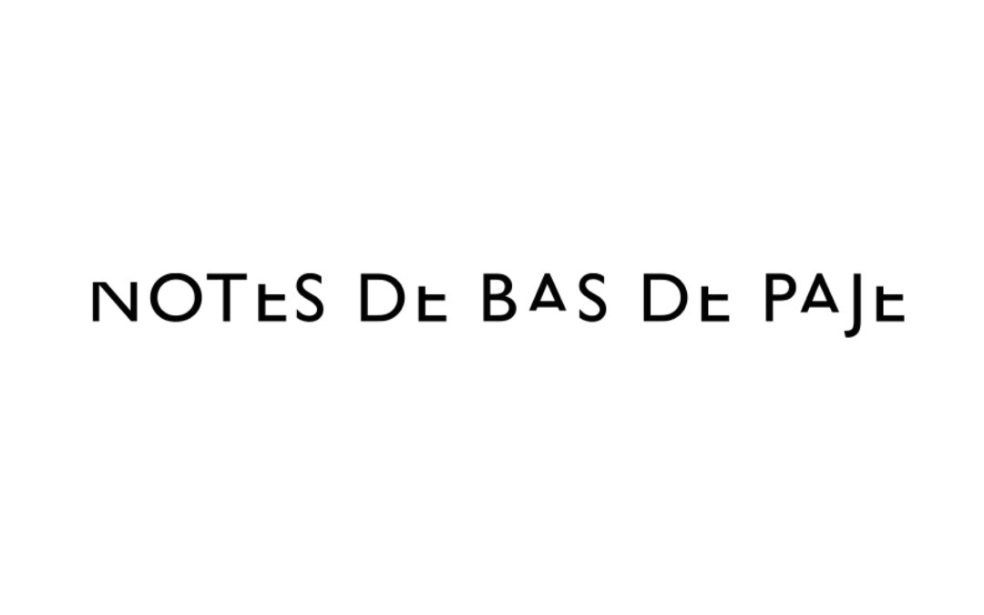 Note de bas de Paje